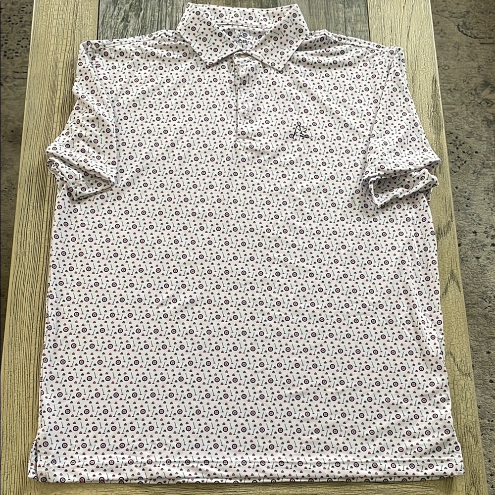 Men’s Rhoback Patterned Golf Polo